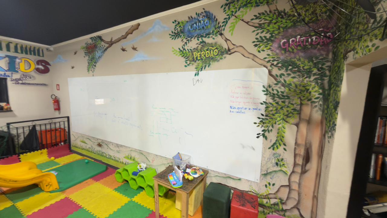 Área de pintura e desenhos